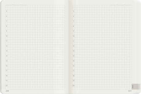 Wonderland222 2027 A6 Planner Core Stacked Weekends Blank Daily Page Layout