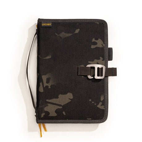 Lochby Field Journal A5 in Black Multicam Cover Pattern