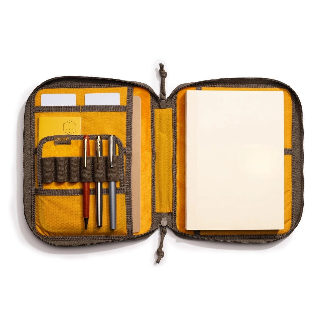 Lochby Daily Folio A5 Brown Gold Interior