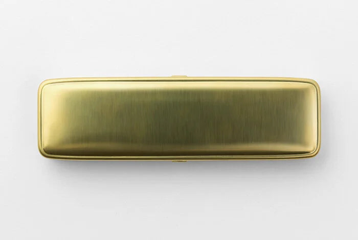 TRAVELER'S Company Brass Pen Case Closed