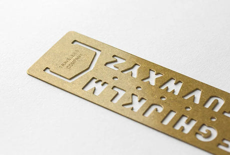 TRAVELER's Company Brass Template Bookmarks Clip