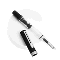 TWSBI ECO Black Fountain Pen Uncapped