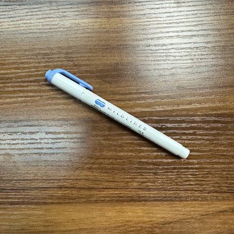 Zebra Mildliner highlighter with bold and fine tips in Dark Blue (MDB)