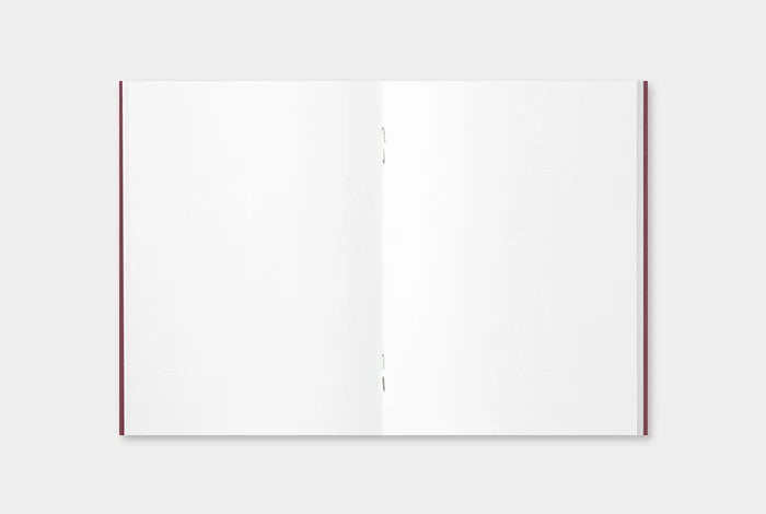 TRAVELER'S Notebook Passport Refill Standard Blank MD White Open