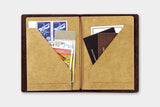TRAVELER'S Notebook Kraft Folder Passport Open Full