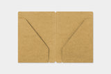 TRAVELER'S Notebook Kraft Folder Passport Open