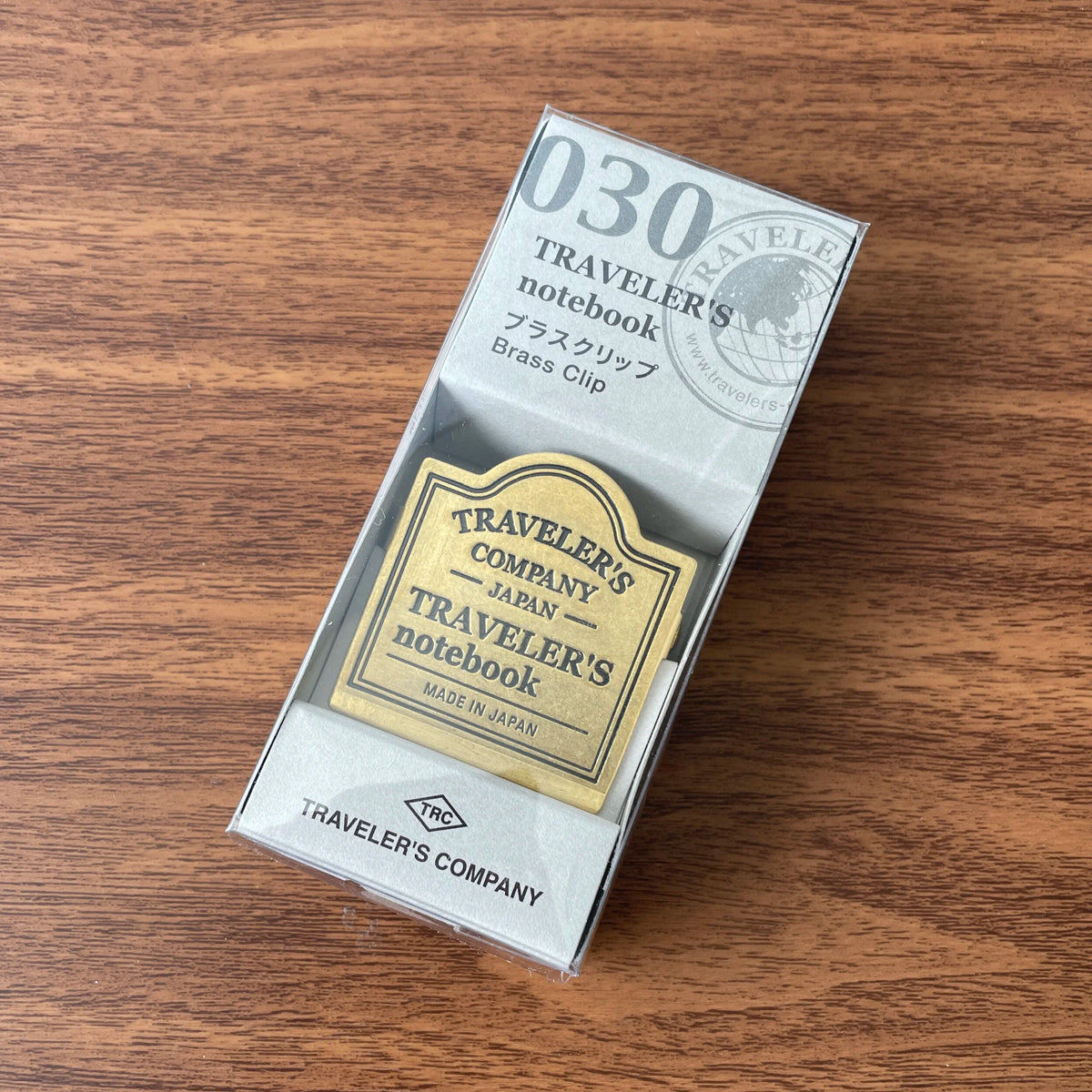 TRAVELER'S Company Brass Notebook Clip Standard Design