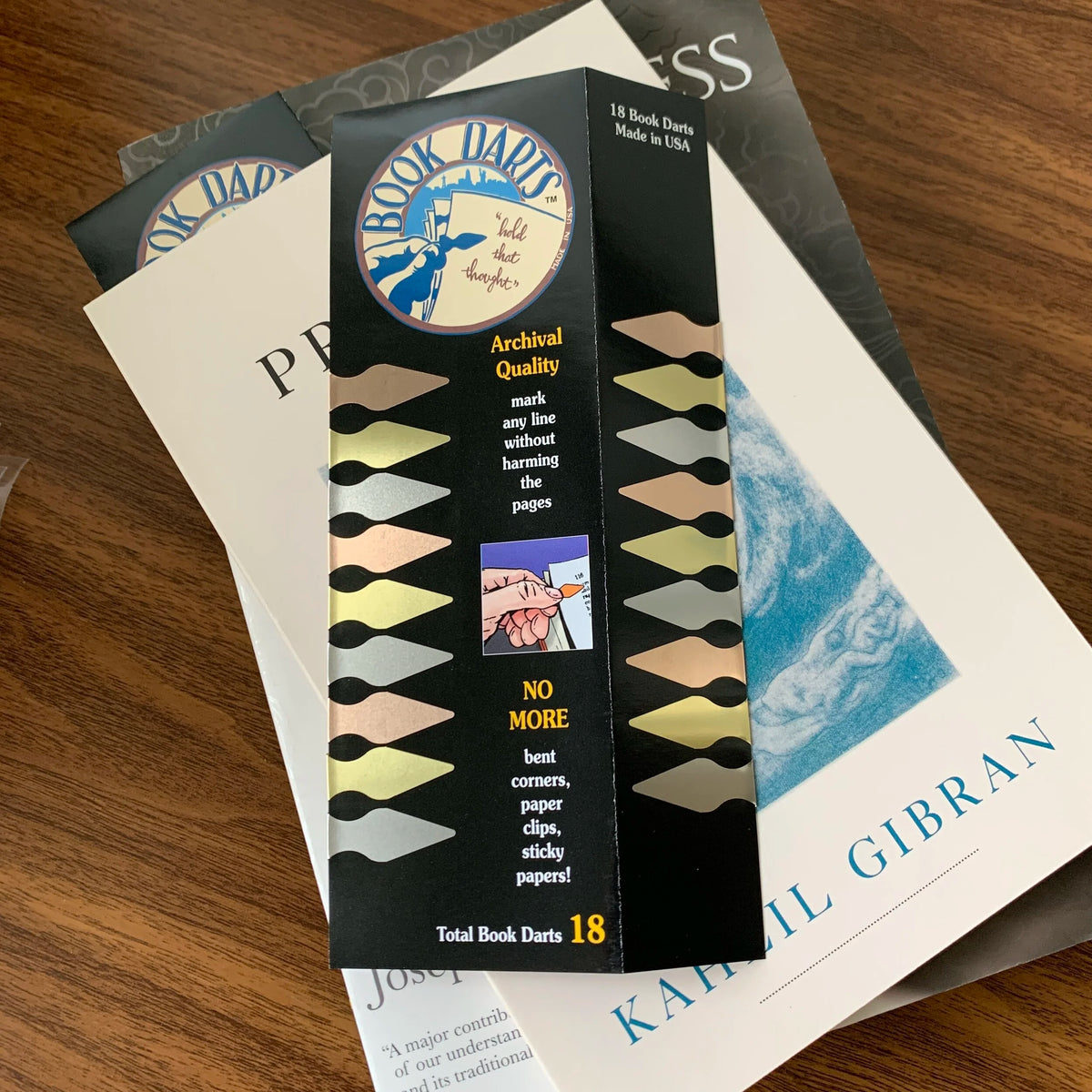 Book Darts Bookmark Sleeve 18 Dart Sleeve Open