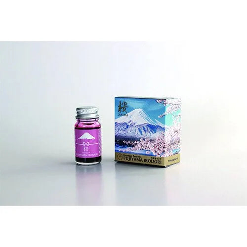 Teranishi Fujiyama Irodori Fountain Pen Ink Sakura Pink Bottle
