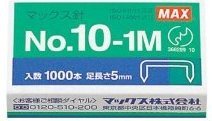 No. 10-1M Staples (Fits Midori XS Stapler and Other Japanese Mini Staplers)