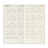 TRAVELER'S Company 2027 Diaries Weekly + Memo Layout Calendar Inside