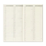 TRAVELER'S Company 2027 Diaries Weekly + Memo Layout Cover Monthly calendar Vertical Layout
