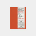 2027 TRAVELER'S Company Monthly Diary Passport Size Cover