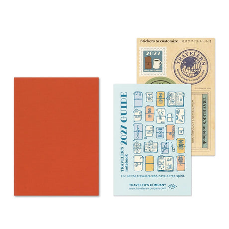 2027 TRAVELER'S Company Monthly Diary Passport Size Packaging