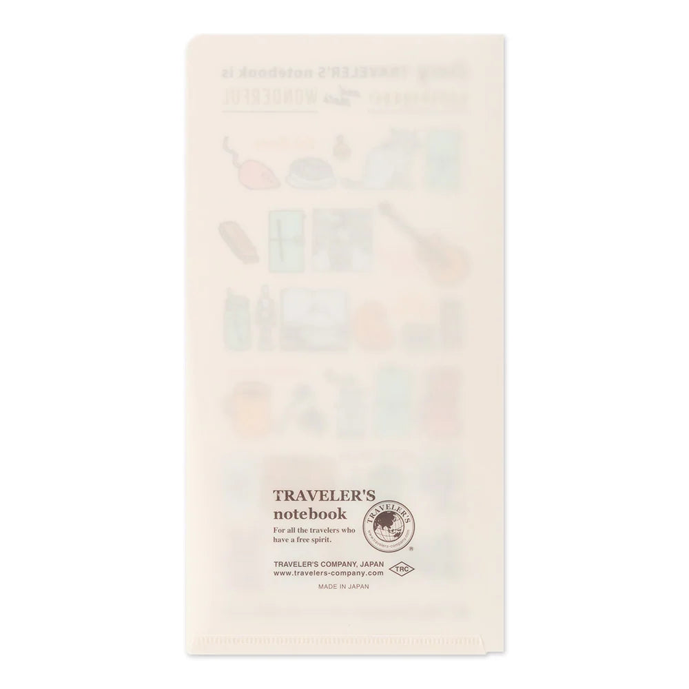 TRAVELER'S Company 2027 Plastic Folders Standard Reverse Cover