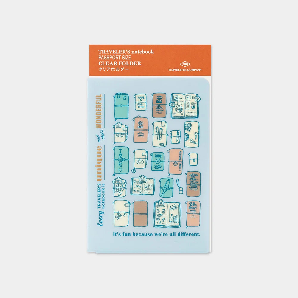TRAVELER'S Company 2027 Plastic Folders Passport