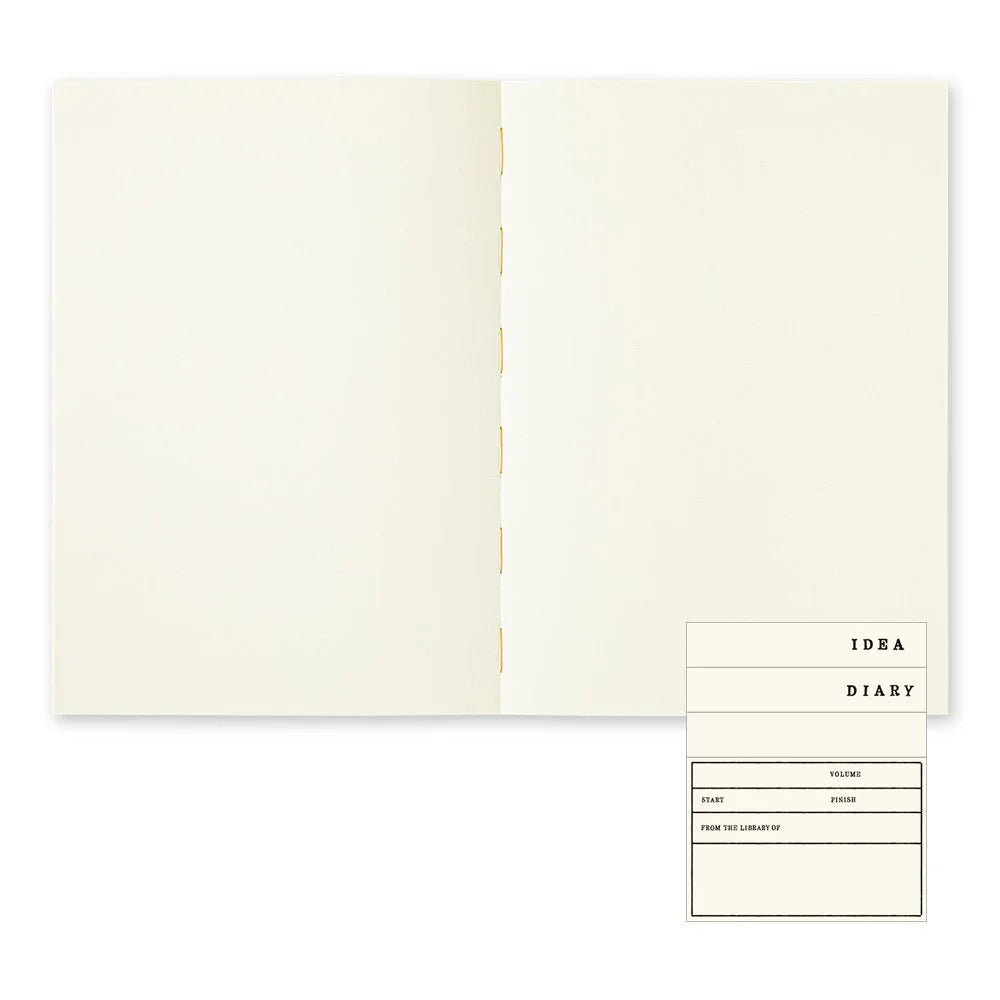 MD Product Thick Paper Notebook Blank Interior