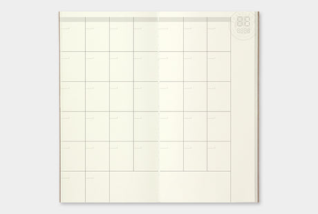 TRAVELER'S Notebook Standard Planner Refills Monthly Internal