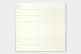 TRAVELER'S Notebook Standard Planner Refills Weekly + Memo Interior