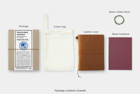 TRAVELER'S Notebook Passport Starter Kit Camel Kit