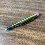 TRAVELER'S Company Brass Bullet Pencil Closed
