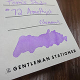 Tom's Studio Bottled Shimmer Ink No. 72 Amethyst Swatch