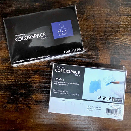 Colorverse Ink Swatch Cards Plain