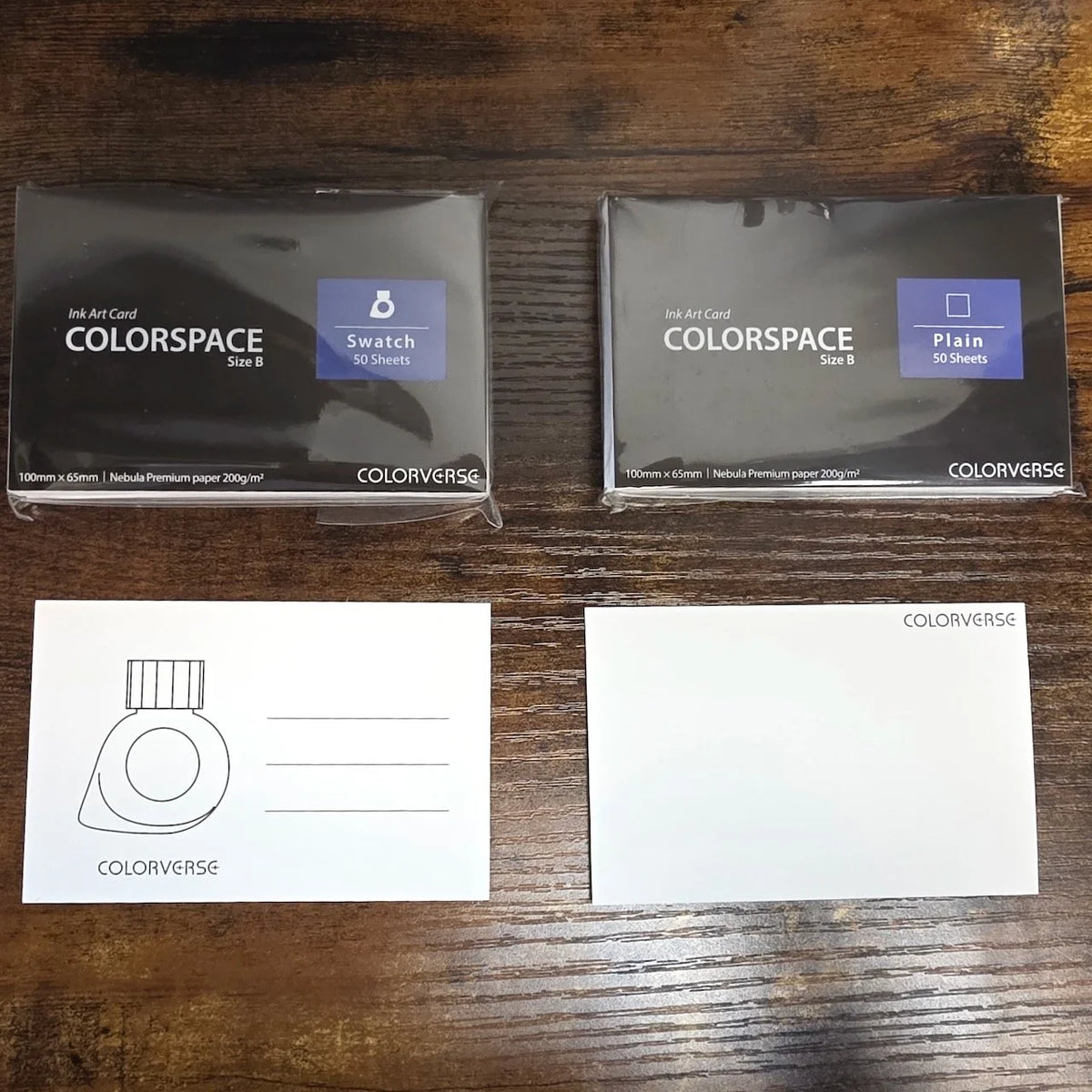 Colorverse Ink Swatch Cards