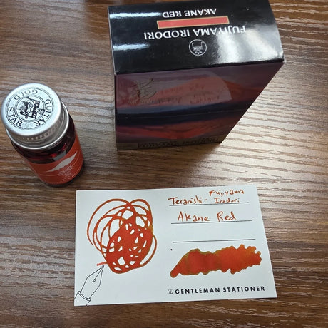 Teranishi Fujiyama Irodori Fountain Pen Ink Akane Red