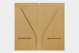 TRAVELER'S Notebook Kraft Folder Standard Open
