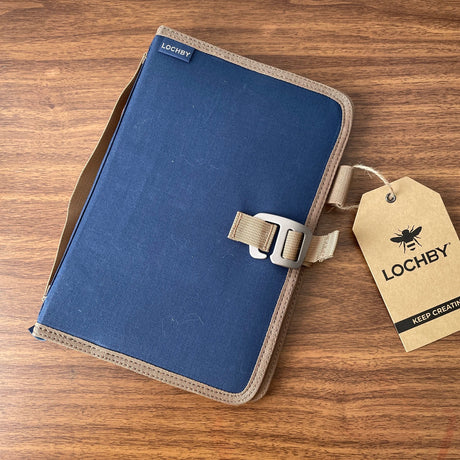 Lochby Field Journal  Navy on Table
