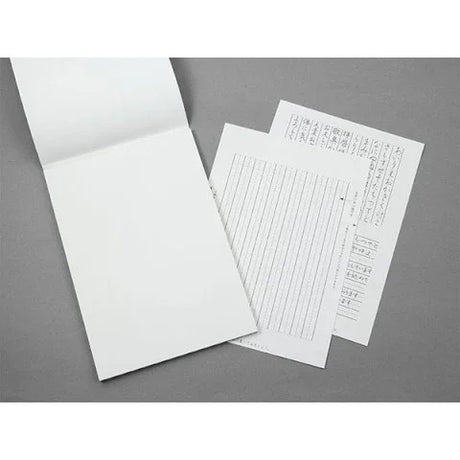 Midori Kirei Letter Writing Pad Open with Guides