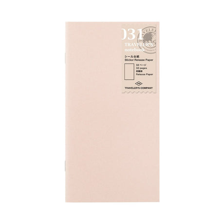 TRAVELER'S Notebook Standard Specialty Paper Refill 031 Sticker Release