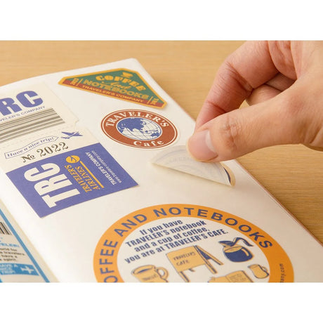 TRAVELER'S Notebook Passport Specialty Paper Refill Sticker Release Demonstration