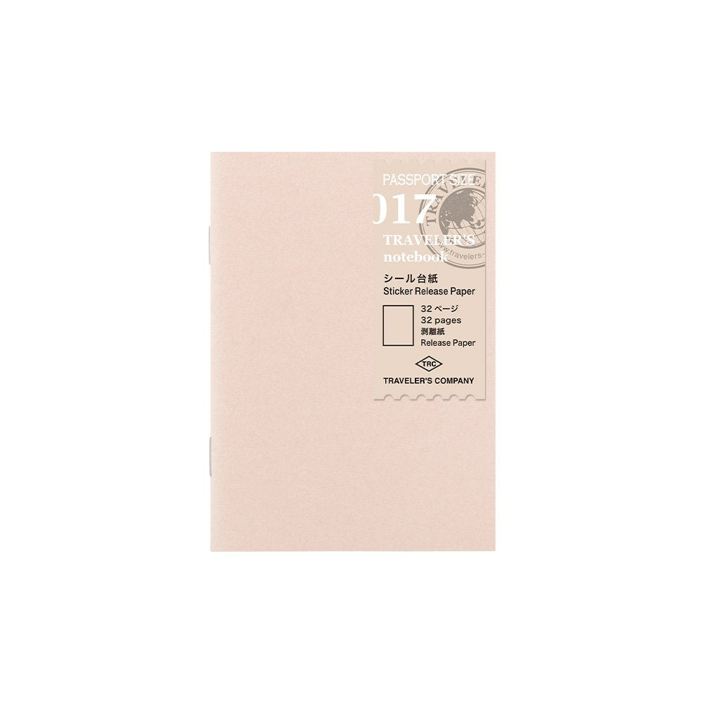 TRAVELER'S Notebook Passport Specialty Paper Refill 017 Sticker Release Paper