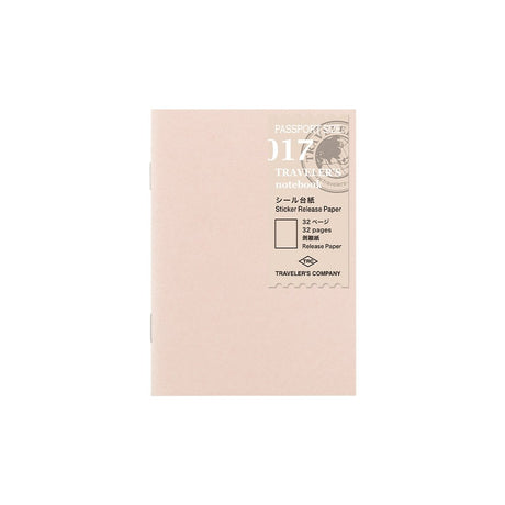 TRAVELER'S Notebook Passport Specialty Paper Refill 017 Sticker Release Paper