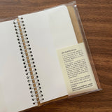 TRAVELER's Company Spiral Notebooks MD Paper A6 Open