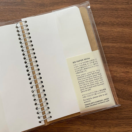 TRAVELER's Company Spiral Notebooks MD Paper A6 Open