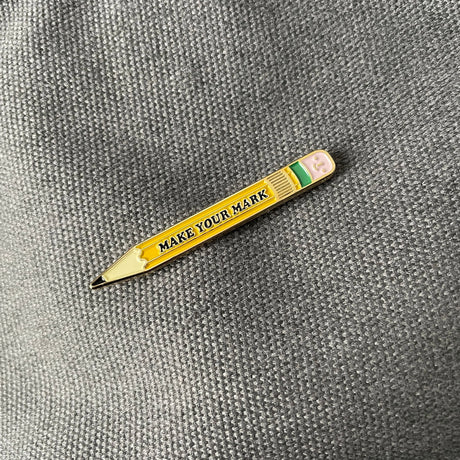 Make Your Mark No. 2 Pencil Enamel Lapel Pin