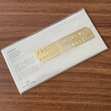 TRAVELER's Company Brass Template Bookmarks Alphabet