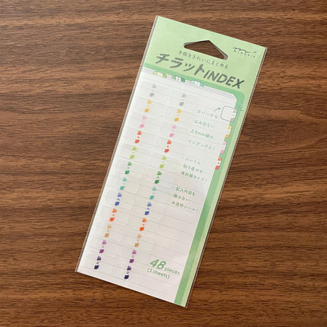 Midori Notebook Tabs Small numbers
