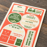 2027 TRAVELER'S Notebook Pencil Board Passport close-up artwork 