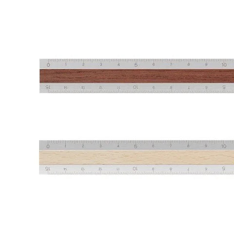Midori Aluminum + Wood Rulers Light vs Dark Wood Compared