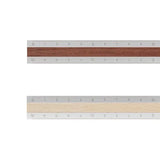 Midori Aluminum + Wood Rulers Light vs Dark Wood Compared