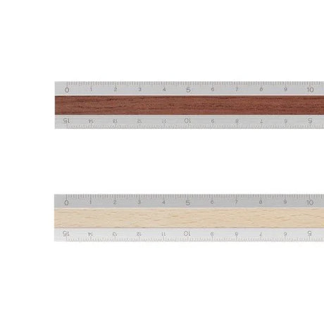 Midori Aluminum + Wood Rulers Light vs Dark Wood Compared