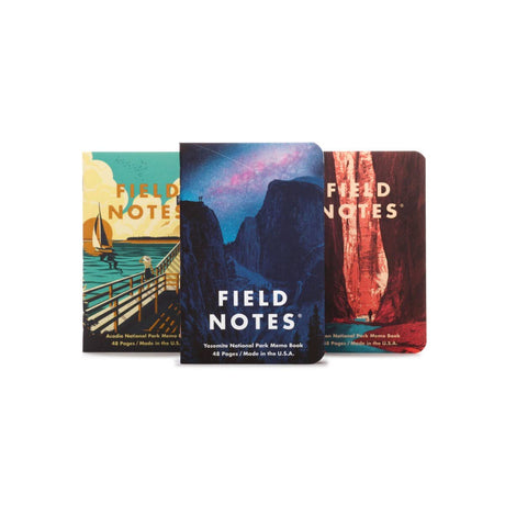 Field Notes National Parks Series A Three-Pack
