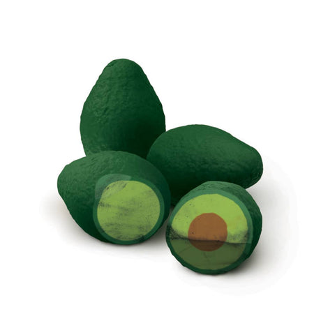 Fred & Friends Avocado Erasers with layers revealed