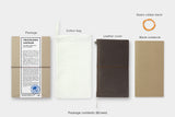 TRAVELER'S Notebook Standard Size Starter Kit Brown Kit