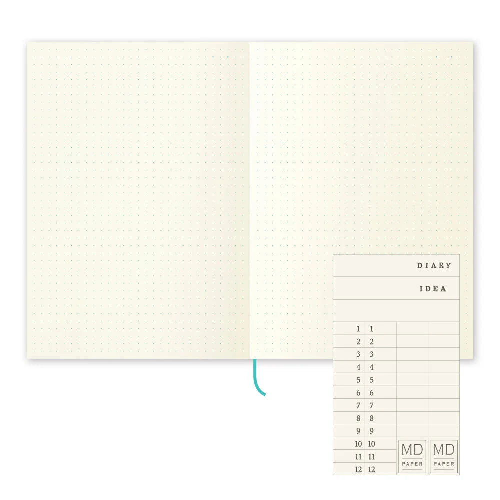 MD Product A5 Notebook Dot Grid Interior