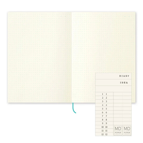 MD Product A5 Notebook Dot Grid Interior